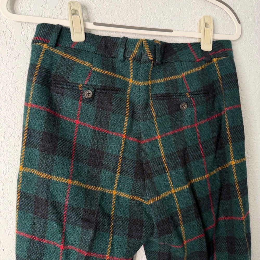 Polo Ralph Lauren Tartan Wool Trousers 100% Wool Pants womens 30" - Picture 4 of 12